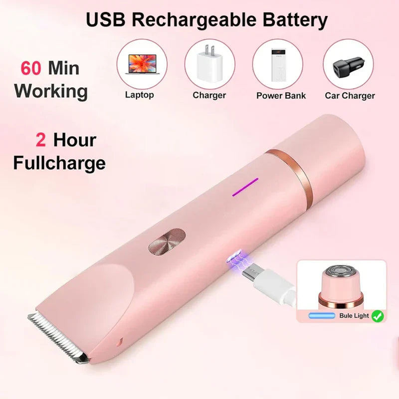 Premium Double Blade Cordless Hair Clipper