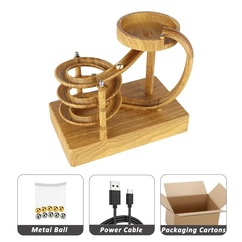 Handcrafted Wooden Dynamic Motion Roller Toy