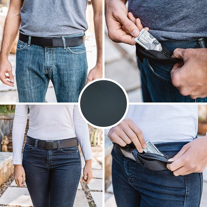 Secure Hideaway Money Travel Belt