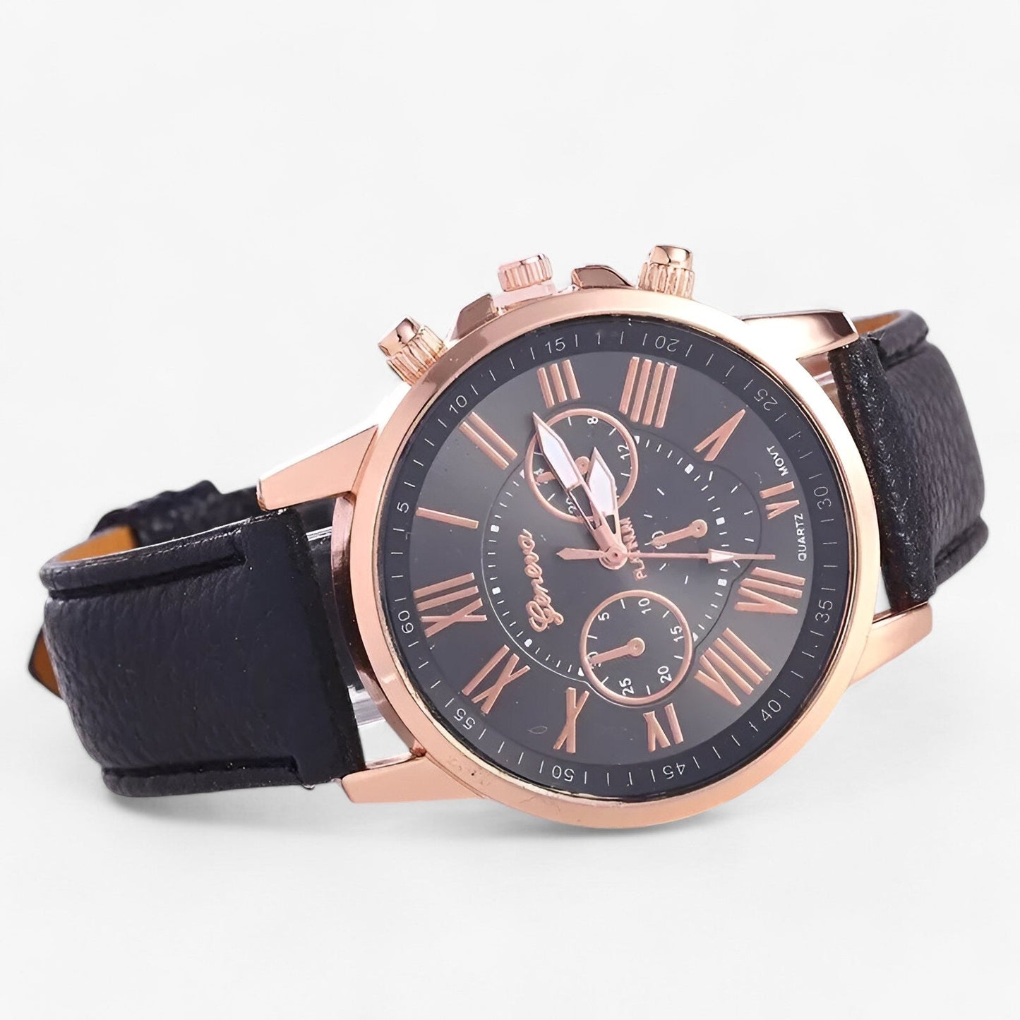 Waterproof Leather Strap Women's Watch 42mm - Yeezlab