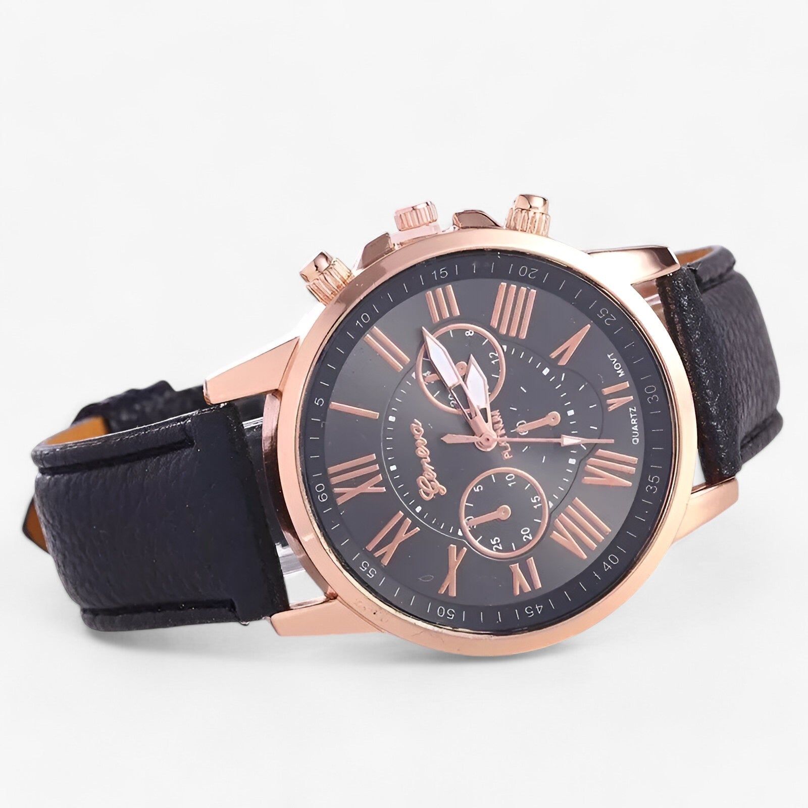 Waterproof Leather Strap Women's Watch 42mm - Yeezlab