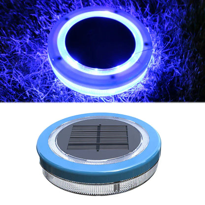 Bright Solar Powered Pool Lamp Blue LED Waterproof