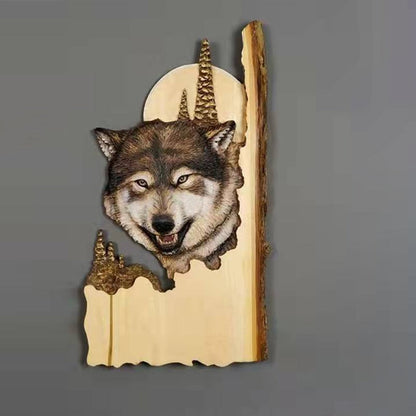 Unique Wooden Animal Figurine Home Decor
