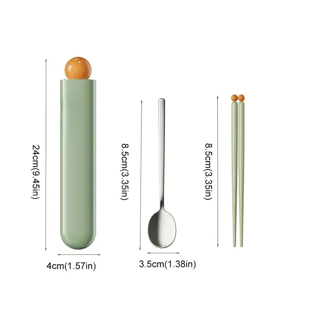 Compact Travel Chopstick Utensil Kit