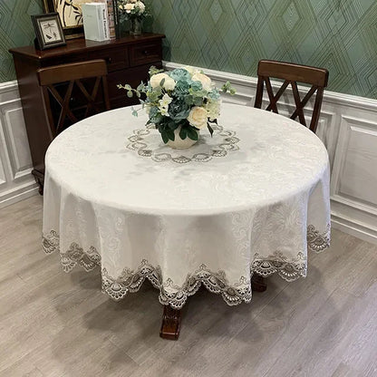 Elegant Floral Table Cover