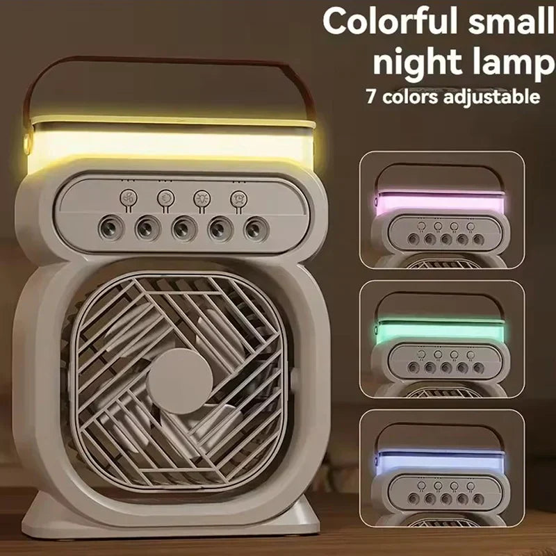 Compact 3in1 Air Cooler LED Table Lamp