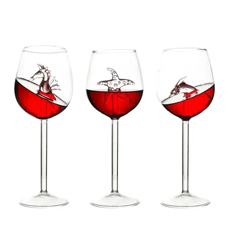 Ocean Life Dolphin Seahorse Glasses