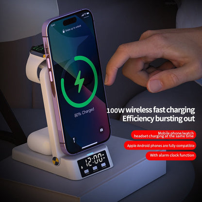 Compact 4 in 1 Wireless Charging Station