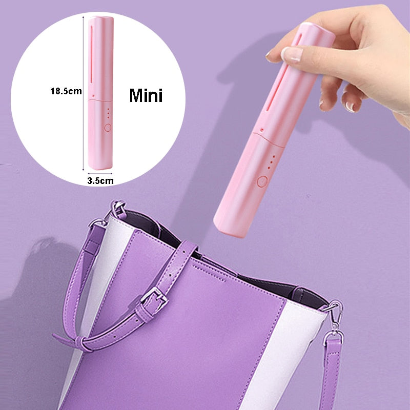 Fast USB Heated Hair Straightening Comb