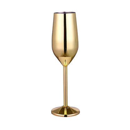 Luxury Metal Wine Glass