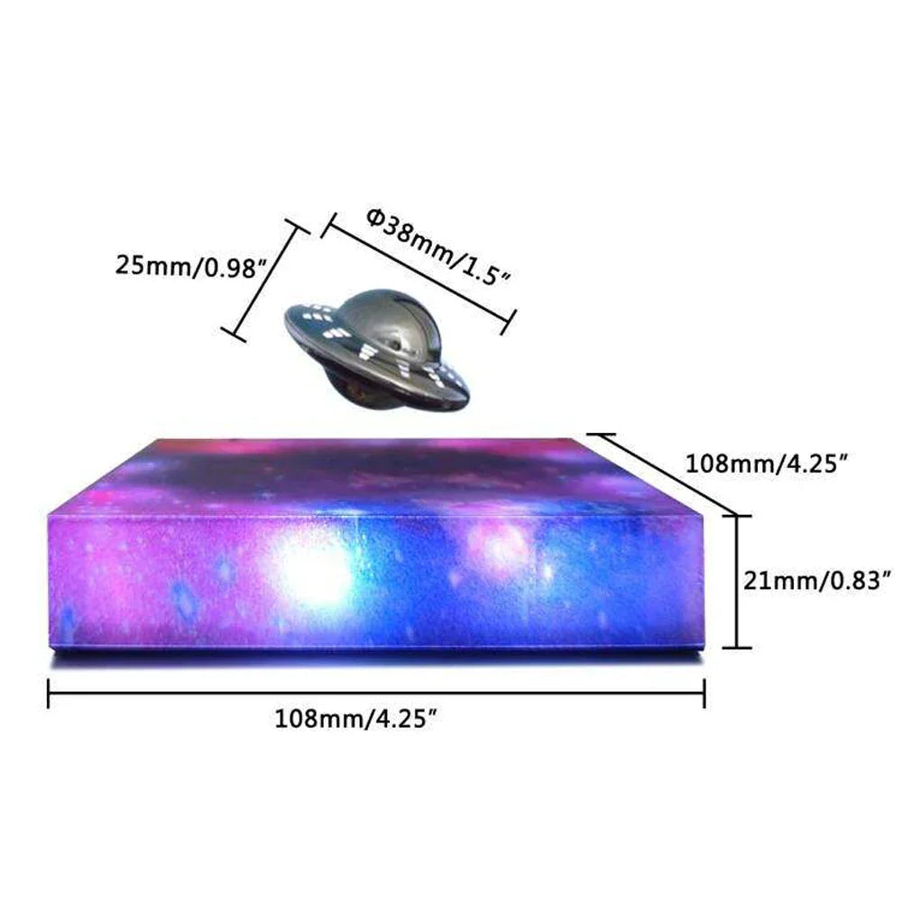 Floating LED Space Ship Night Light Lamp