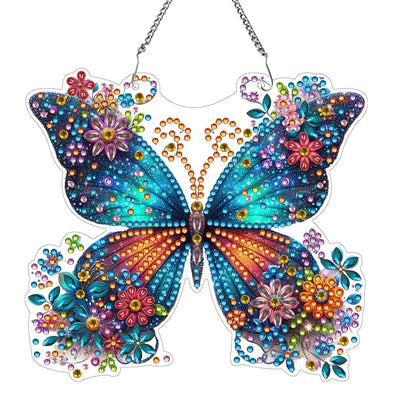 Colorful Diamond Painting Butterfly Pendant Decoration