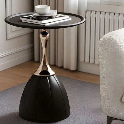 Minimalist Wooden End Table in Modern Style