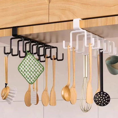 Sturdy Wall Mount Iron Hooks for Kitchen & Coat
