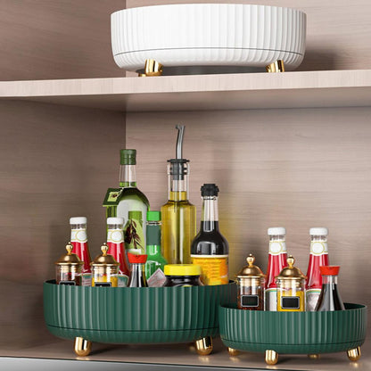 360 Degree Rotating Spice Rack Storage Organizer