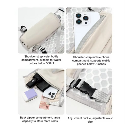 Yeezlab | Athletic Water Vest With Reflective Straps And Ventilated Mesh