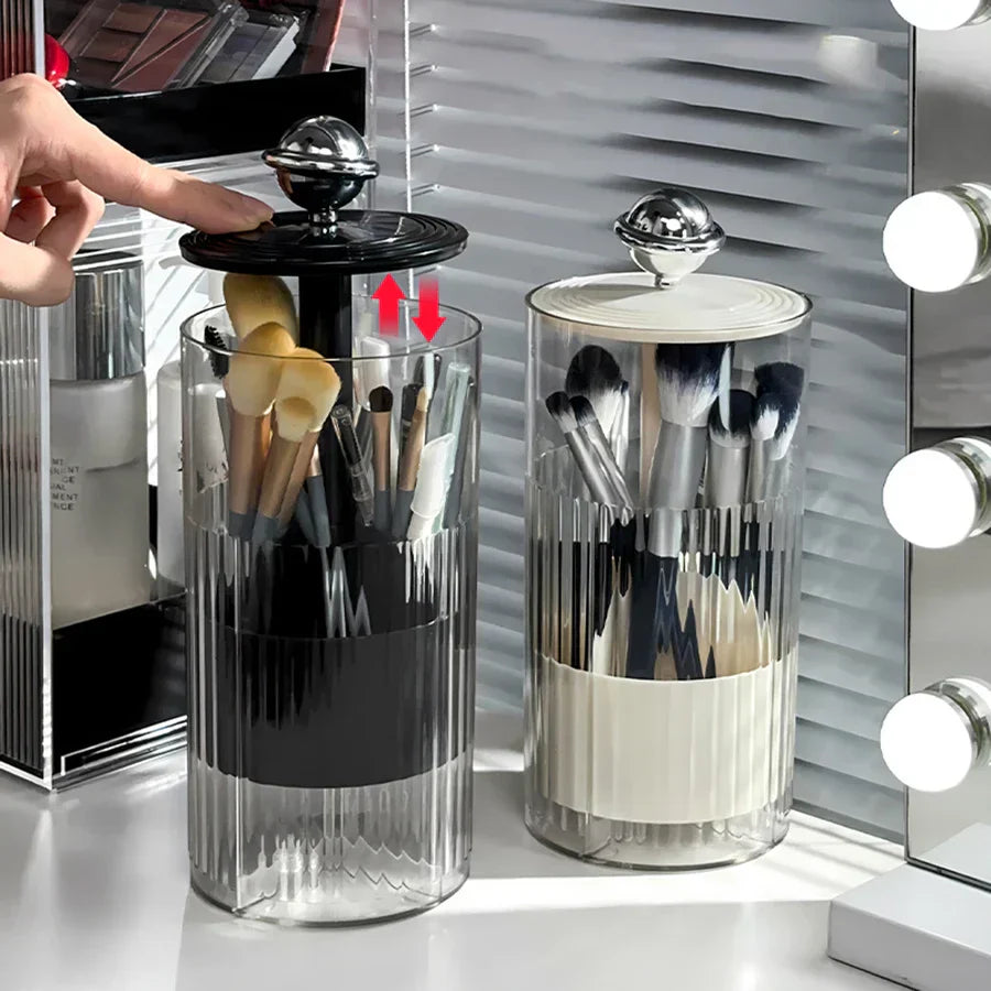 Premium Makeup Brush Storage and Auto Lift Case
