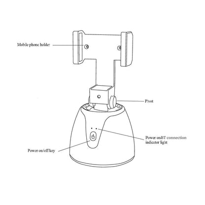 Smart 360 Degree Rotating Phone Mount Holder