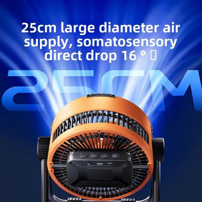 Portable 4-in-1 Fan and Night Lamp with Rechargeable Battery