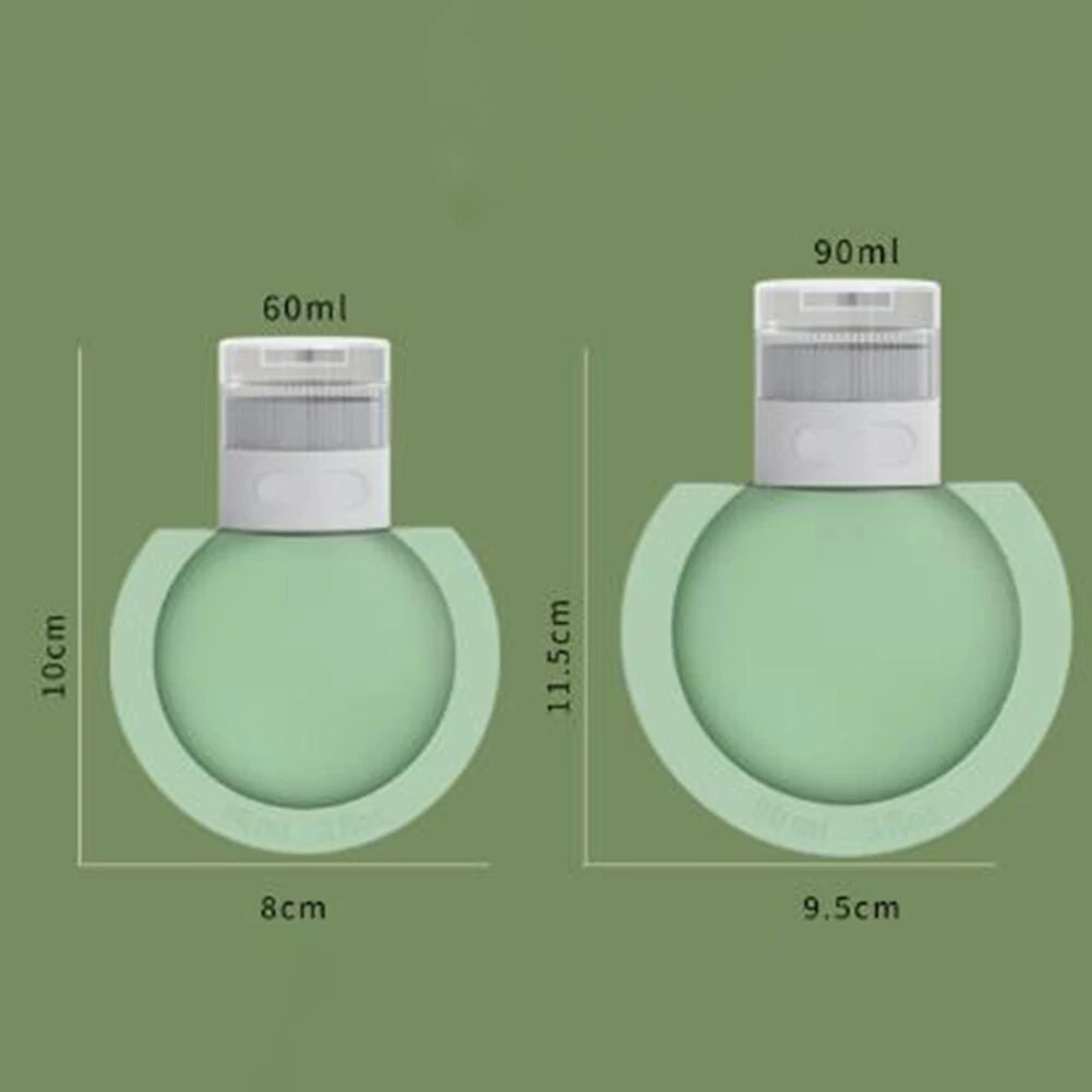 Spill Proof Silicone Travel Bottle Dispenser