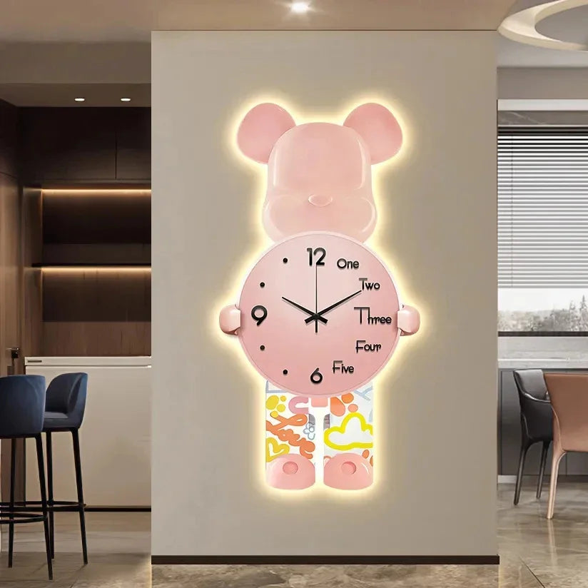 Bright Star Shaped LED Wall Clock