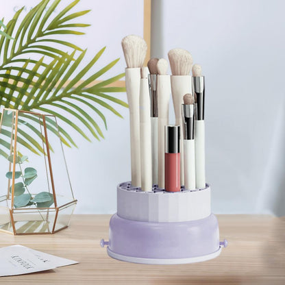 Portable Makeup Brush Holder Case