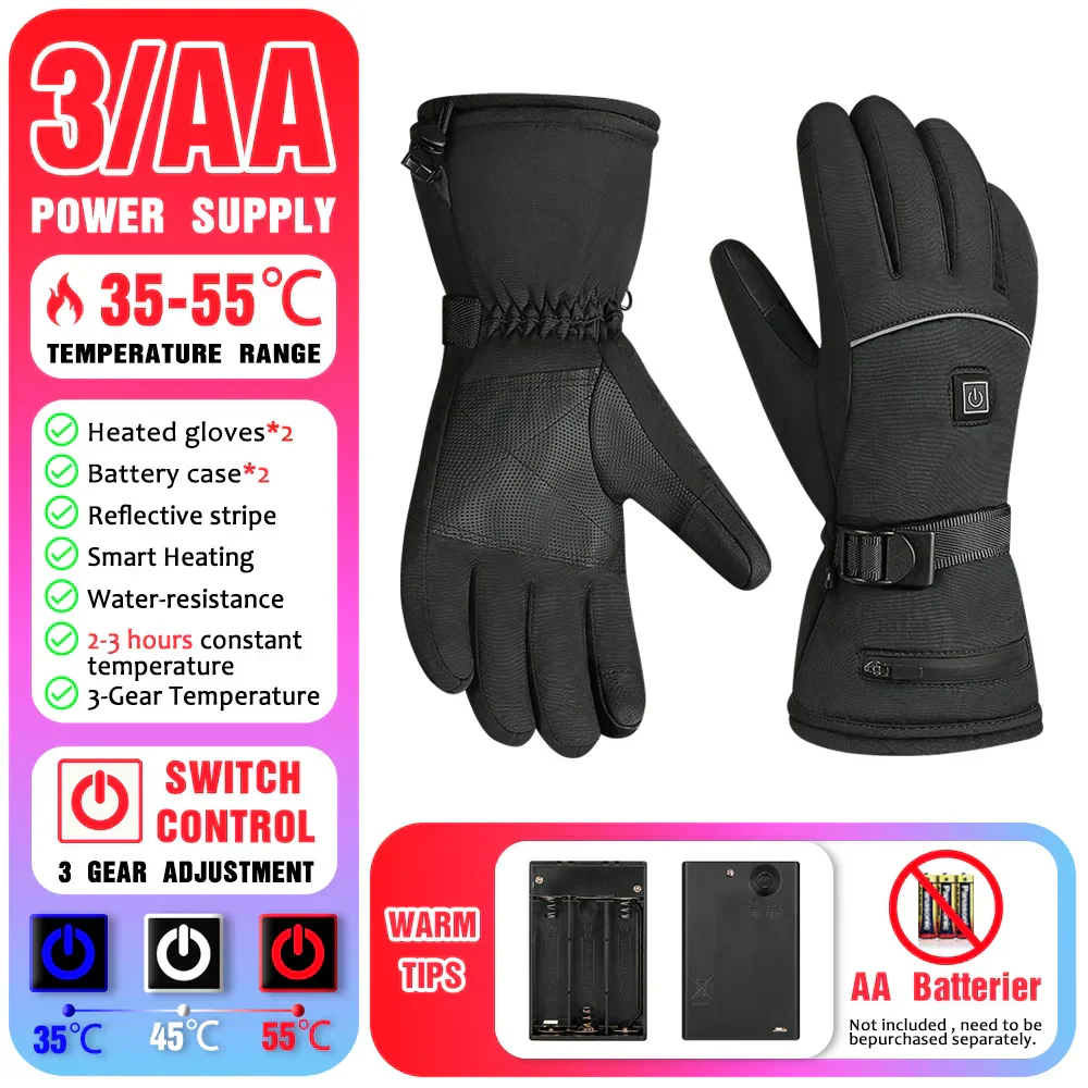 Warm Touch Insulated Waterproof Heated Gloves