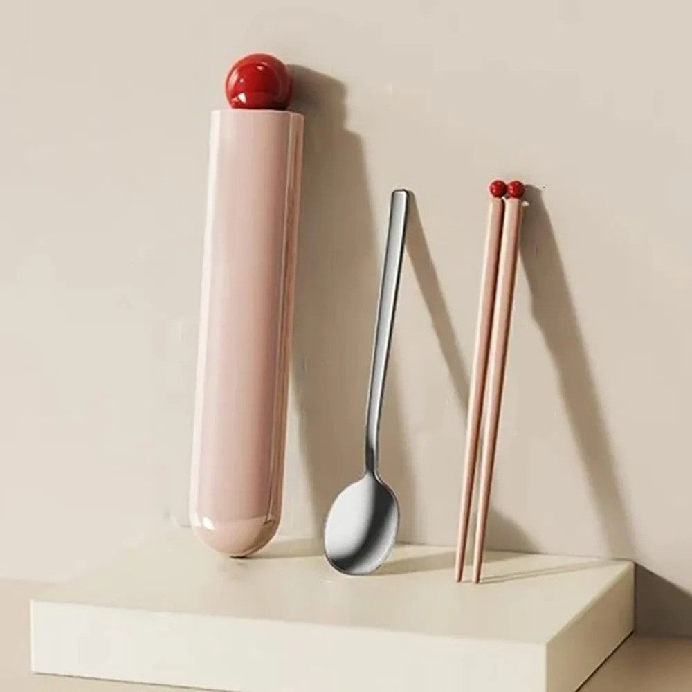 Compact Travel Chopstick Utensil Kit