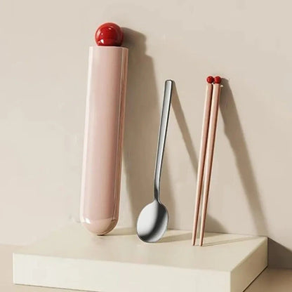 Compact Travel Chopstick Utensil Kit