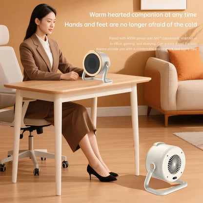 Compact 1000W Electric Space Heater with Safety Switch