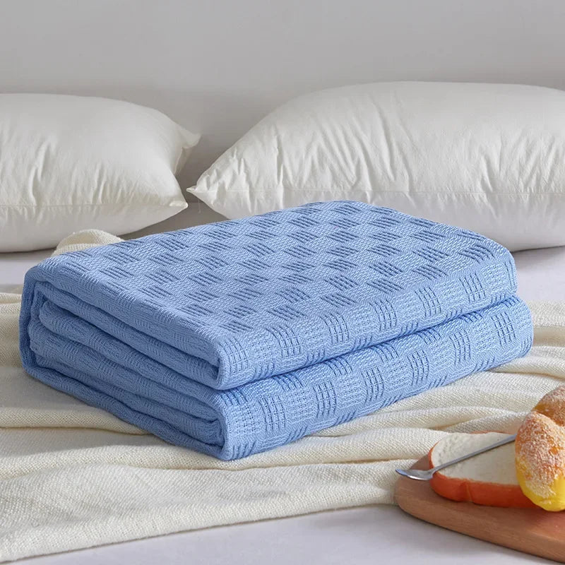 Soft Cotton Throw Blanket for Home Decor