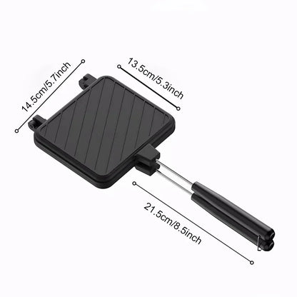 Easy Clean Double Sided Sandwich Toaster Grill - Yeezlab