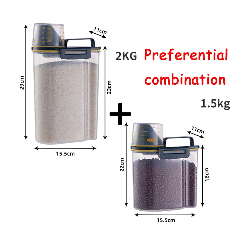 Fresh Pet Food Keeper Measuring Cup