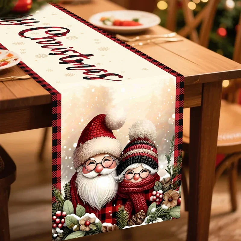 Holiday Christmas Table Runner Decor