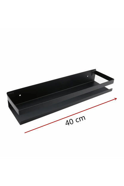 Sleek Wall Mounted Black Shelves - Yeezlab