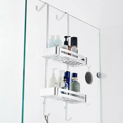 Stylish Bathroom Double Layer Shower Caddy Rack