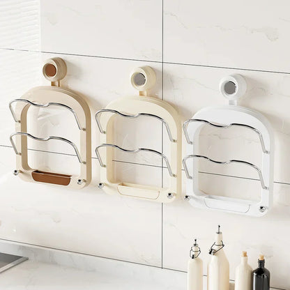 Space-Saving Wall-Mounted Pot Lid Holder Rack