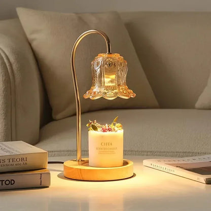 Petite Floral Soft Glow Candle Lamp - Yeezlab