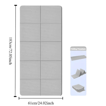 Yeezlab Ultra Thin Foldable Yoga Mat - Yeezlab
