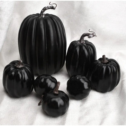 Fall Decorative Pumpkin Set 7-Piece Lightweight Pumpkins
