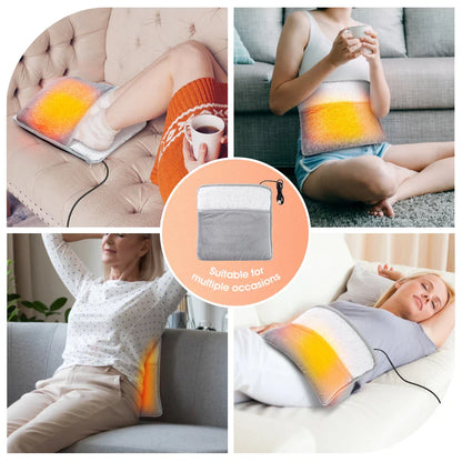 Cozy Electric Foot Warmer Mat with Soft Flannel