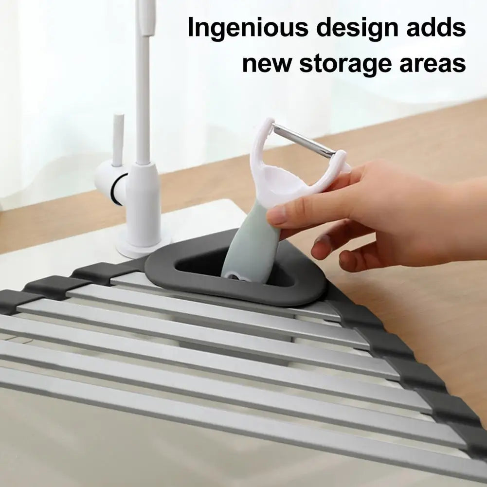 Non-Slip Corner Sink Shelf Organizer Rack