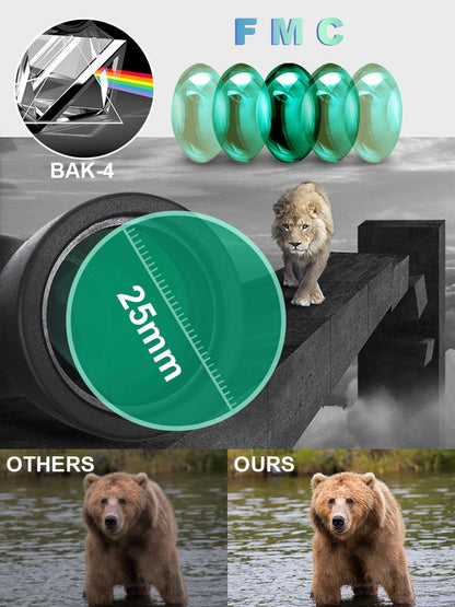 Universal Phone Telescope with 10-300X Zoom Lens