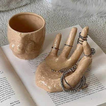 Creative Handmade Base Designer Coffee Mug