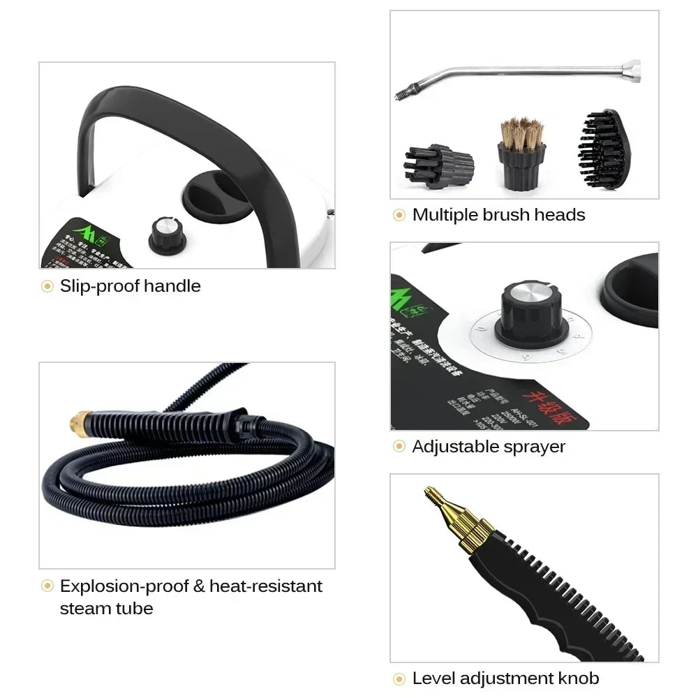 Powerful Portable Steam Cleaning Gun