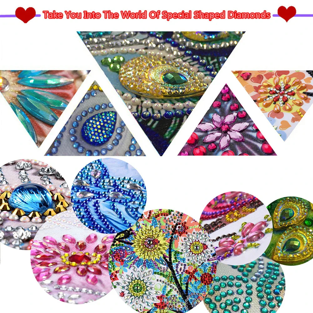 Colorful Diamond Painting Butterfly Pendant Decoration