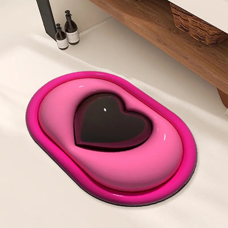 Stylish 3D Bow Tie Anti-Slip Floor Mat