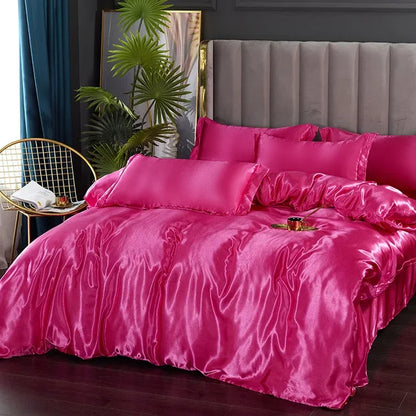 Soft Satin Bed Sheet Set