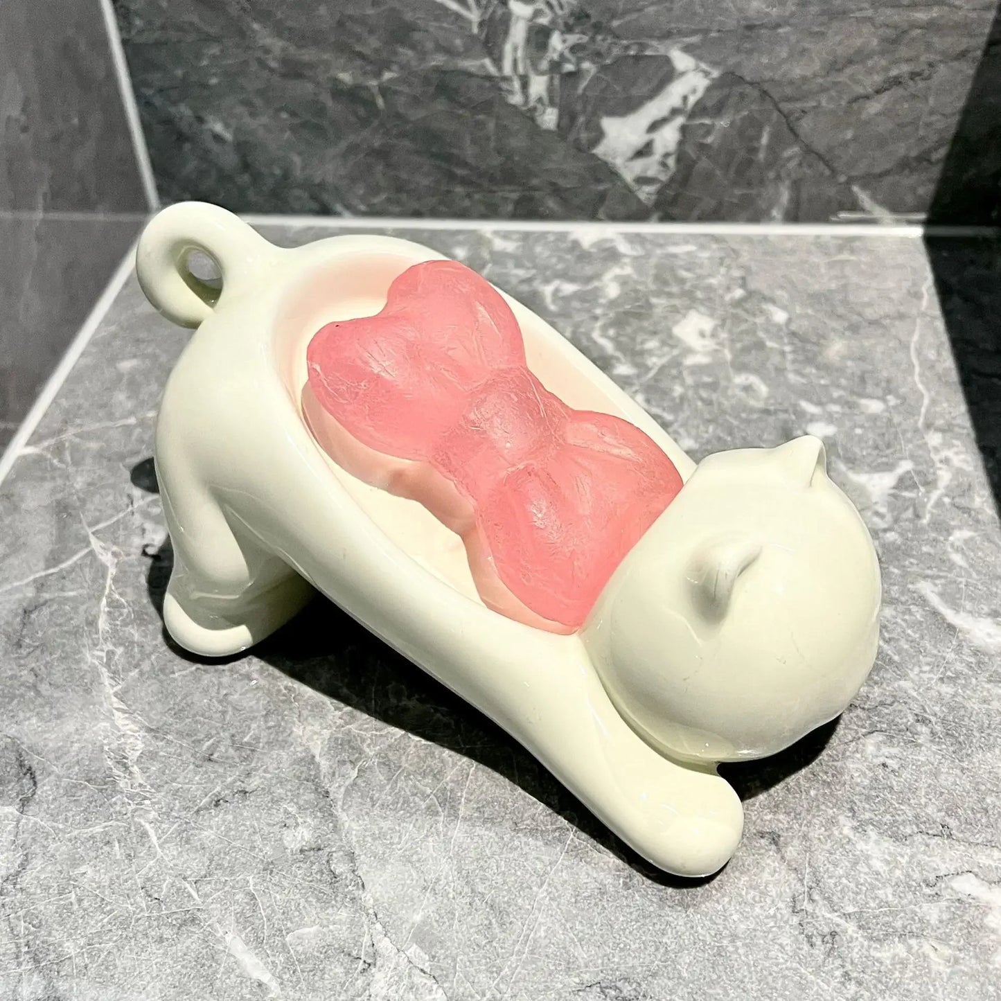 Flexible Cat Shaped Soap Dish