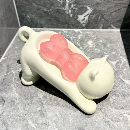 Flexible Cat Shaped Soap Dish
